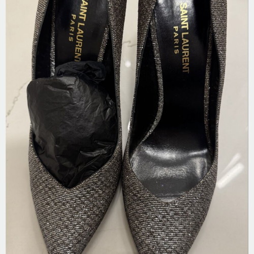 Saint Laurent heels like new, size 39.5, gray