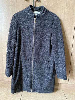Stradivarius women's grey medium coat like new