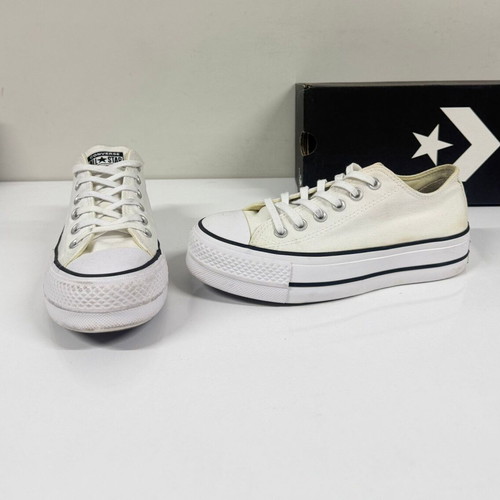 Converse Chuck Taylor All Star Lift Platform sneakers used, size 37, white and black