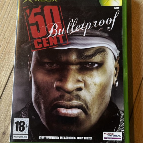 50 Cent Bulletproof Xbox Original game like new, complete with manual