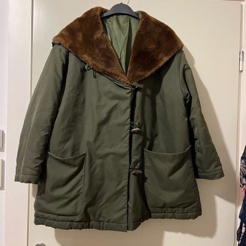 Benetton vintage warm jacket like new, green