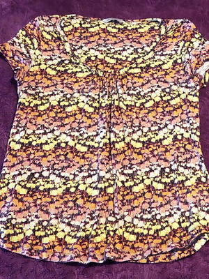 Marks & Spencer printed blouse, size Large