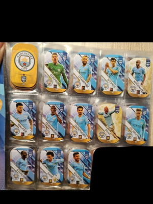 Manchester City Fifa Adrenalyn caps used, pack
