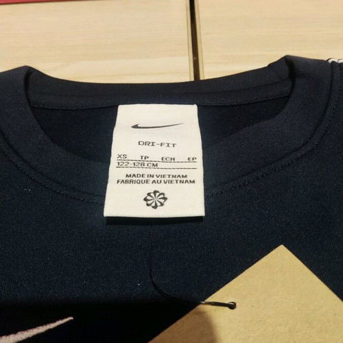 Nike Park 20 Dri-FIT Crew sports shirt new, kids XS blue