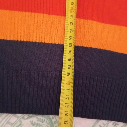 Long knitted dress H&M colorful like new, size S/M