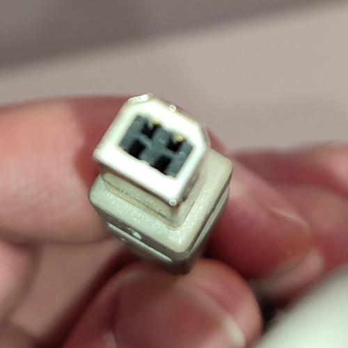 Usb Type B cable used, Type A to Type B