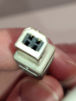 Usb Type B cable used, Type A to Type B
