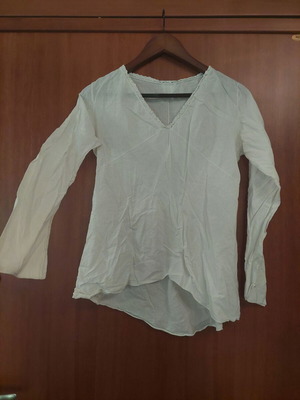 Cotton blouse white new, very cool