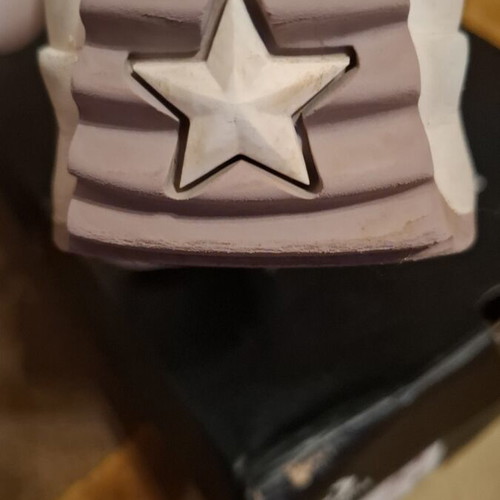 Converse leather pink glitter boots used, size 40