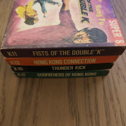 Super 8 Kung Fu films like new, collectible, set of 4