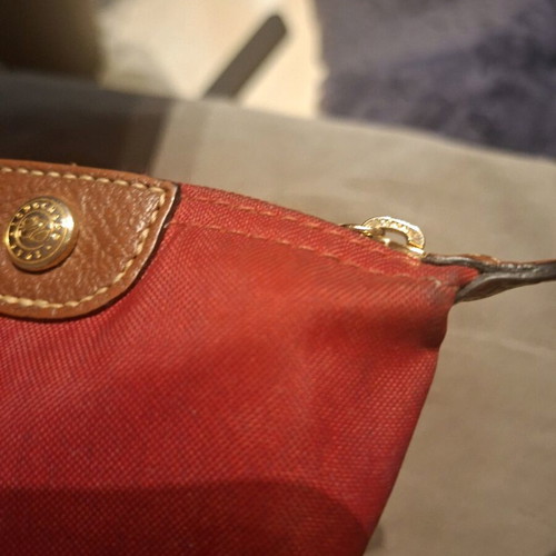 Longchamp coin purse used red