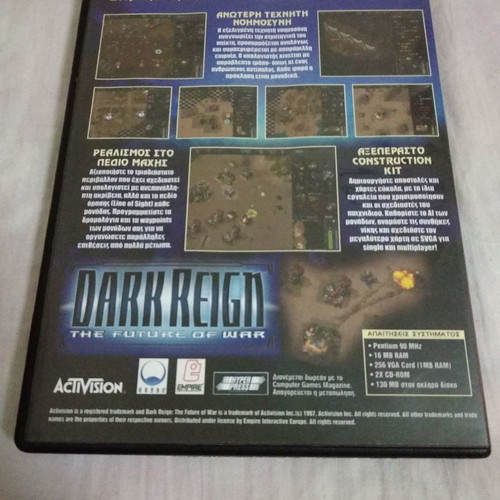 Dark Reign The Future of War PC CD-ROM used