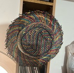 Echo straw hat good quality multicolor new