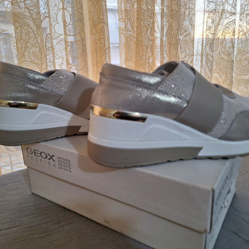 Sportex shoes size 40 like new, beige and gold
