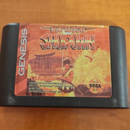 Samurai Shodown Cartridge Sega Mega Drive used