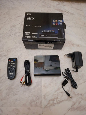 WD TV HD Media Player like new with original accessories