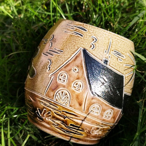 Ceramic handmade mug like new