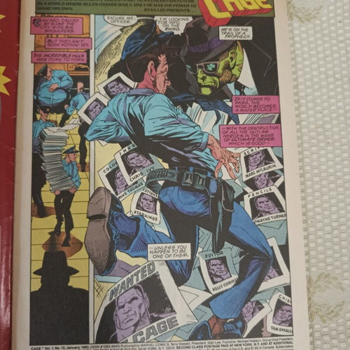 CAGE Comics issues #9 & #10 used, Marvel 1992