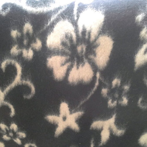 Vintage double-sided traditional wool blanket
