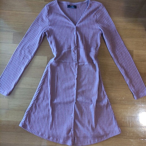 Bershka pink dress blouse dress small like new