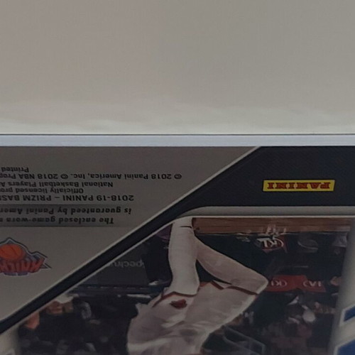 Panini Prizm Sensational Swatches Kristaps Porzingis jersey card new