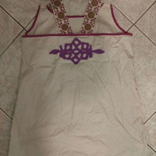 Rosalita Mc Gee dress new, cotton, boho style, beige multicolor