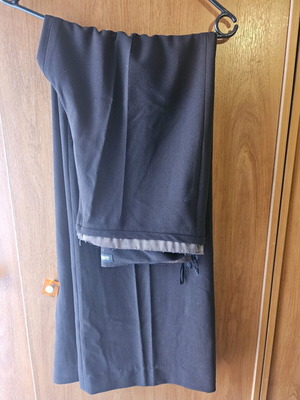 Crepe pants Gianni Rodini dark brown like new size 40