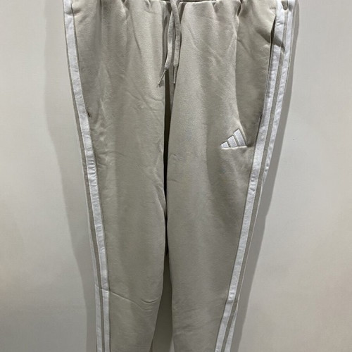 Adidas Essentials 3Stripes French Terry Pants new, beige, size M