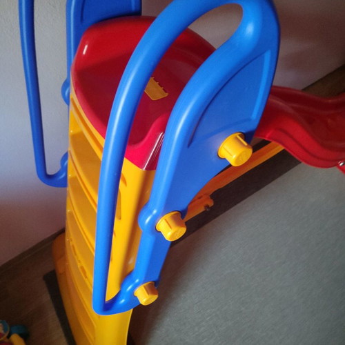 Children's slide jumbo used with water attachment