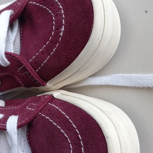 Vans Sk8-Mid Reissue sneakers like new, burgundy unisex