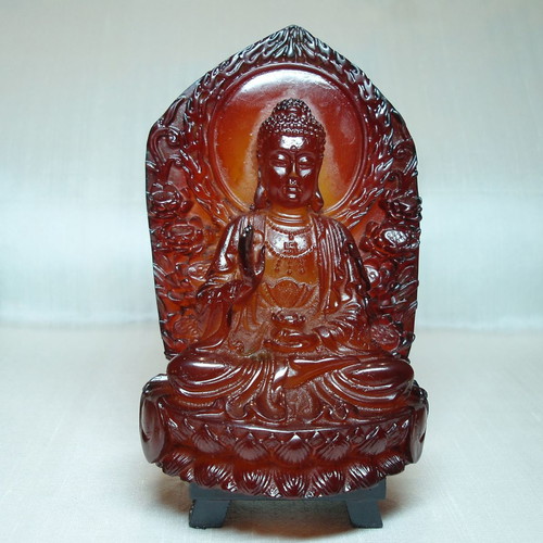 Amber shrine used Shakyamuni Shakya Mani Buddha 18th-19th century