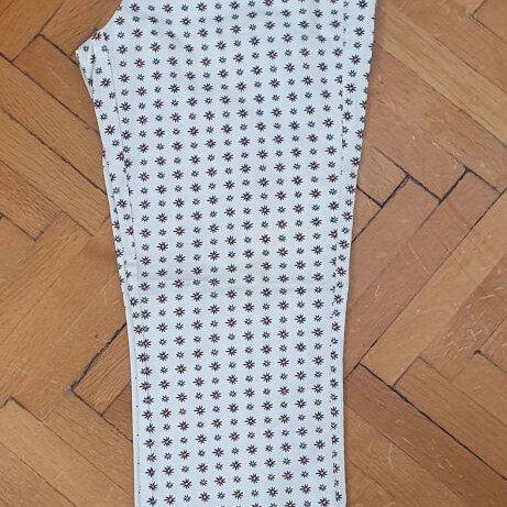 Marc Cain Sports white floral pants, size 3