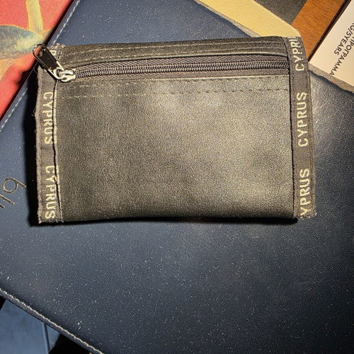 Wallet Cyprus used, many pockets