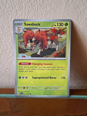 Pokemon card Sawsbuck new
