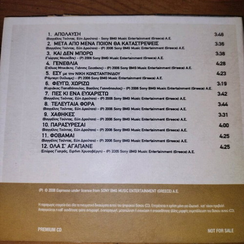 Dionysis Makris CD like new, laiko
