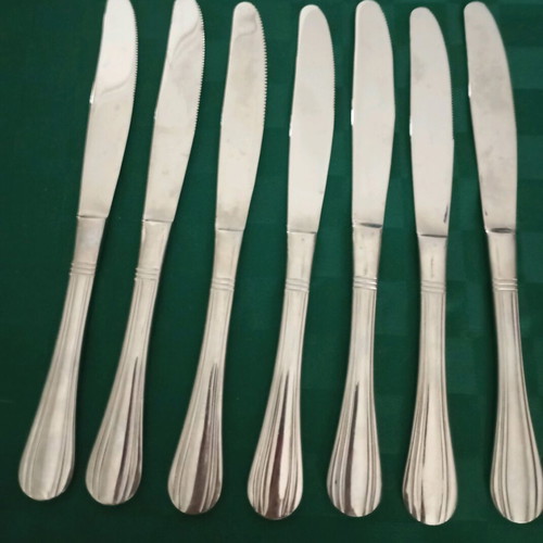 Stainless steel cutlery like new, set of 14 pieces