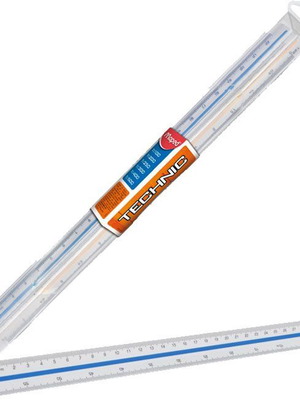 Κλιμακόμετρο Maped Technic 1:100 έως 1:500 σε πλαστική θήκη