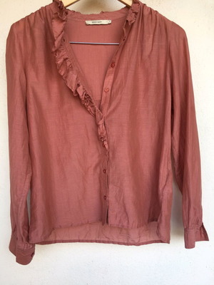 Sissy Boy shirt like new, cotton and silk, size S, pink