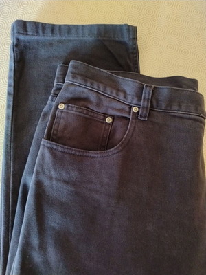 M&S Blue Harbour stormwear denim pants, size 38W/31L, blueblack
