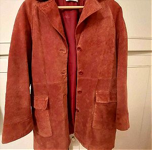 Κόκκινο Δερμάτινο παλτό raxevsky