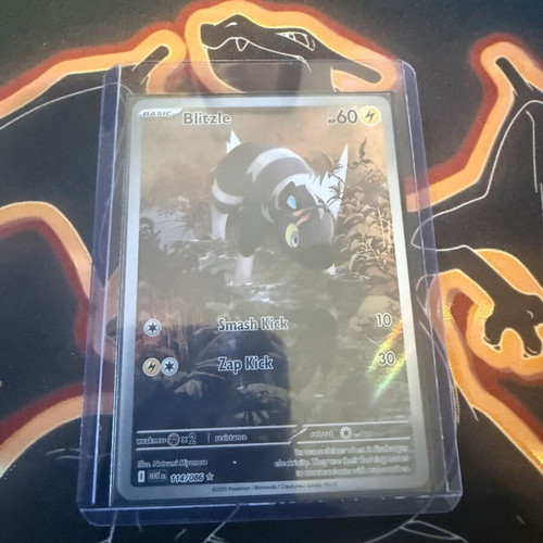 Pokemon TCG Blitzle IR illustration rareWht 114 new