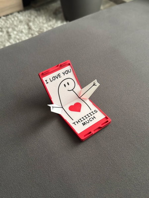 Love Letter Box Valentines Gift Pop-Up Box "I Love You" New