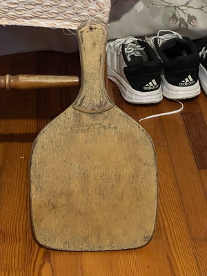 Wooden beach paddle used
