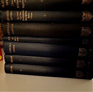 7 βιβλία αυθεντικές εκδόσεις Οξφόρδης αρχαίων Ελλήνων και Λατίνων συγγραφέων