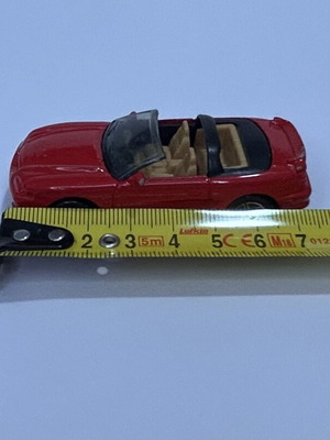 Matchbox 1995 Ford Mustang Cobra παιχνίδι κάμπριο σε κόκκινο