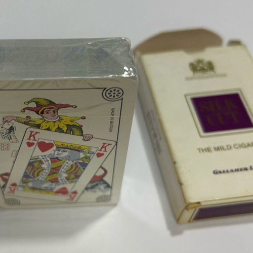 Vintage Silk Cut playing cards new, sealed