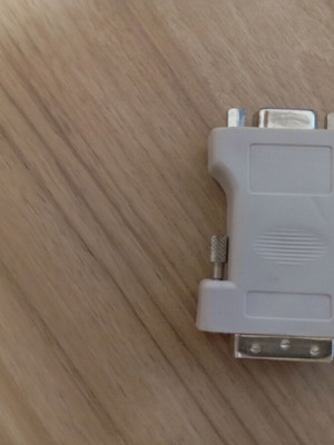 DVI to VGA adapter like new DVI 24+1 male to VGA female