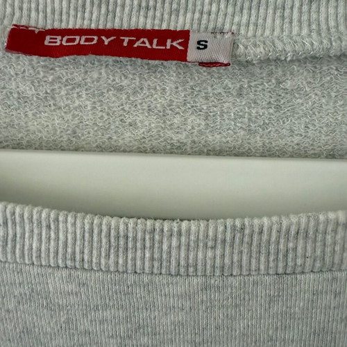 Bodytalk Long-Sleeve Shirt Used, Red Gray, Size S