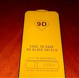 Τζαμάκι Προστασίας 9D Full Glue Tempered Glass για iPhone 13/14