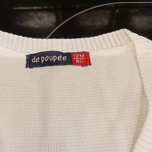 De poupee cardigan 12 months 80 cm new with buttons